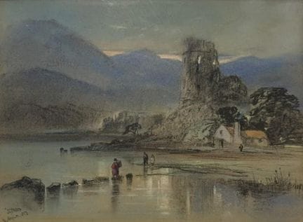 SAMUEL GILLESPIE PROUT, 1822 - 1911, PASTELLO DEL 