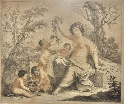 FRANCESCO BARTOLOZZI, R.A., 1727 - 1815, DOPO GUER