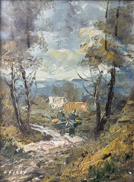 O’GLRRY, OLI SU TAVOLA DEL XX SECOLO
Paesaggio con