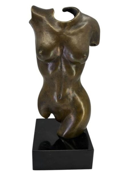 VICTOR GILLANDERS, BRITISCH, ABSTRAKTE BRONZESKULP