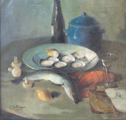 JORIS DE BRUYNE, BELGA, 1896 - 1965, OLIO SU TELA 