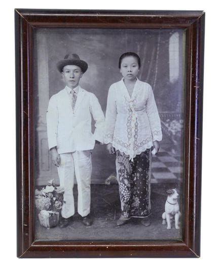 SINGAPUR-OBJEKT. GERAHMTE FOTOGRAFIE EINES SINGAPU