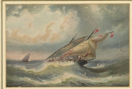 BREDOW, Albert (1827/28–1899)
Storm at Sea
Waterco