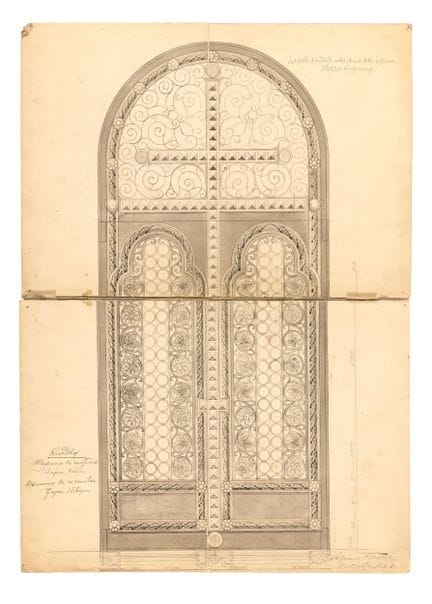 PRAKHOV, Adrian (1846–1916)
The Door. Sketch for t