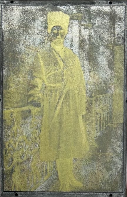 SOLDIER IN COSSACK "CHERKESSKA" UNIFORM. Photograp