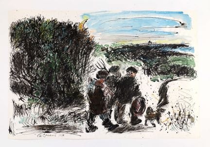 SLEPYSHEV Anatoly (1932–2016)
Walk, 1989
Watercolo