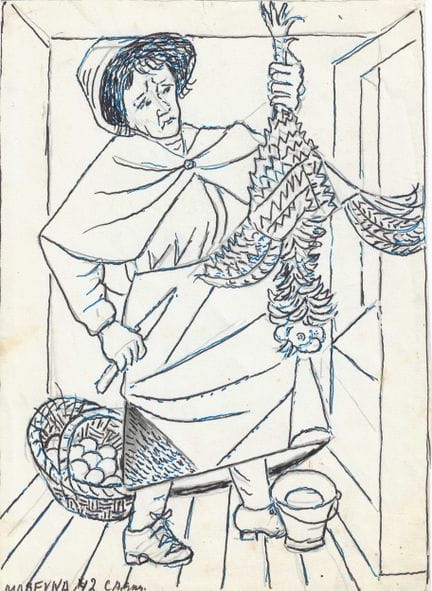 VOROBIEFF Marie, MAREVNA (1892–1984)
A Peasant Wom