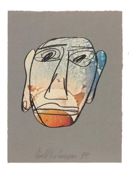 BAKHTCHANIAN Vagrich (1935–2009)
Face, 1994
Collag