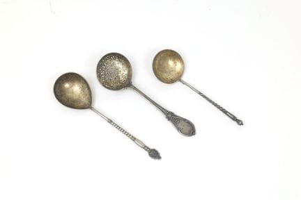 Set of table cutlery by K. Fabergé
Includes: two s