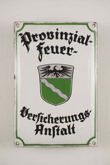 REPLICA 拱形搪瓷牌
品牌：Provinzial-Feuer-Versicherungsans