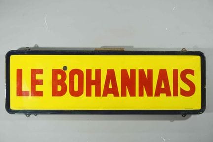搪瓷牌
品牌：Le bohannais
编号：TP 359/299/1951
搪瓷厂：Emaille
