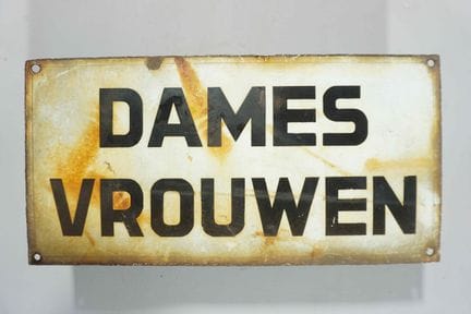 搪瓷牌
品牌：Dames Vrouwen
税费：-
搪瓷厂：-
尺寸：高25×50