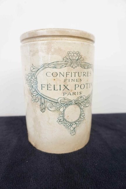 Felix Potin 果酱罐一对
尺寸：高15