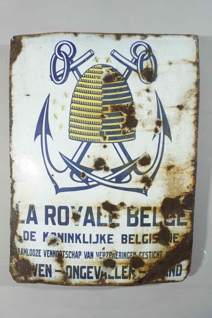 搪瓷牌
品牌：La Royale Belge
编号：??? 22.1048
搪瓷厂：Email???