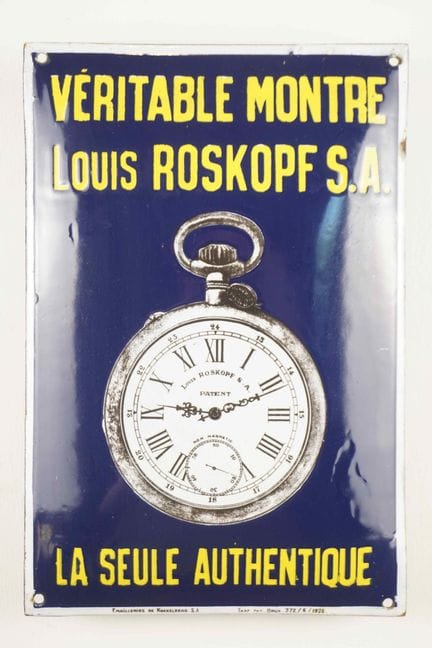 拱形珐琅牌
品牌：正宗路易·罗斯科普夫（Louis Roskopf S.A.）手表，唯一真品
税号：