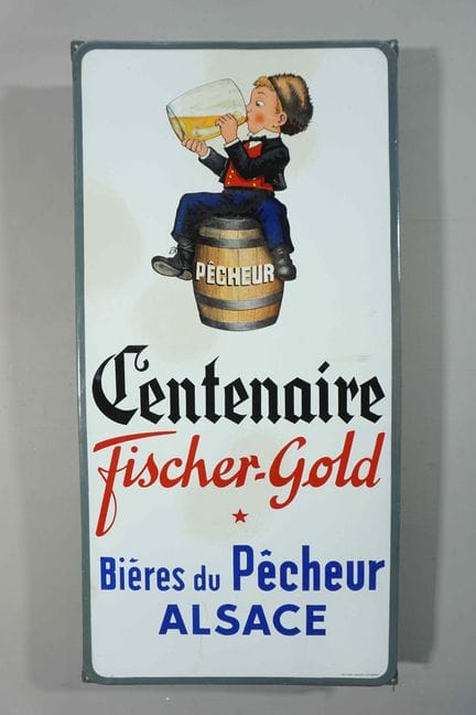 搪瓷牌“RESTAURATIONS”
品牌：Fischer-Gold
税费：-
搪瓷厂：EMAILL