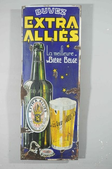 搪瓷牌
品牌：Extra Alliés
价格：-
搪瓷厂：Publicité E. Brogniau