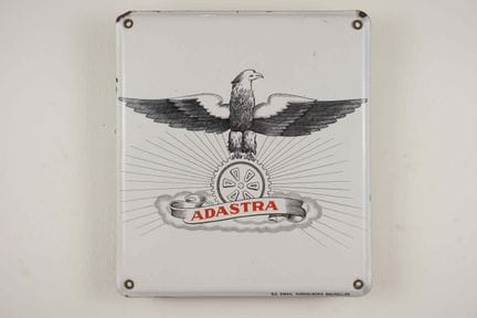 搪瓷牌
品牌：Adastra
价格：-
搪瓷厂：S.A. EMAIL. KOEKELBERG BRU
