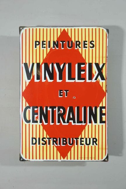 搪瓷牌
品牌：Vinyleix和Centraline涂料
价格：-
搪瓷厂：斯特拉斯堡阿尔萨斯搪瓷厂