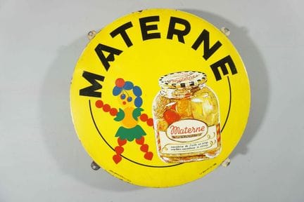 搪瓷盘
品牌：Materne
编号：T.P.BRUX 372/194/1952
搪瓷厂：EMAIL 