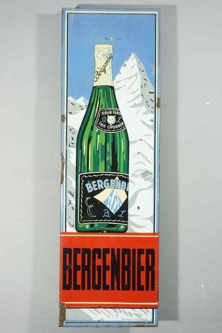 搪瓷牌
品牌：Bergenbier
编号：TPB 578/90/51
搪瓷厂：FOREMAIL
尺寸