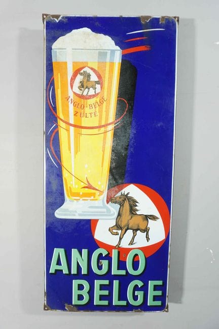 搪瓷牌
品牌：Angelo Belge
税号：T.P. BRUXELLES 3????
搪瓷厂：EM