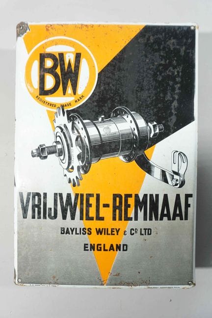 搪瓷牌
品牌：BW Vrijwiel-Remnaaf
税号：T.P. BRUX 372/40/193