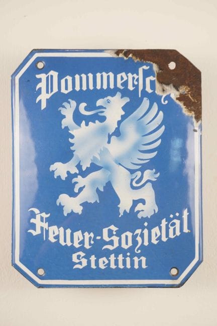 REPLICA 拱形搪瓷牌
品牌：Pommersche Feuer-Sozietät Stettin