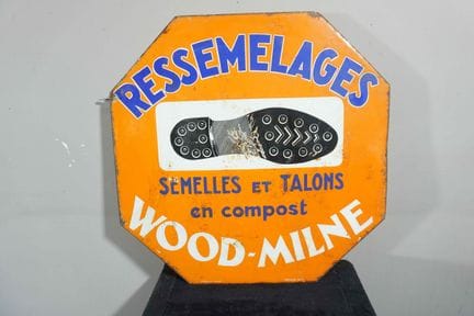 双面搪瓷牌
品牌：Ressemelages Wood-milne
价格：-
搪瓷厂：-
尺寸：