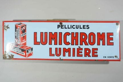 搪瓷牌
品牌：Lumichrome lumière
价格：-
搪瓷厂：EMAILLIE ALSNE 