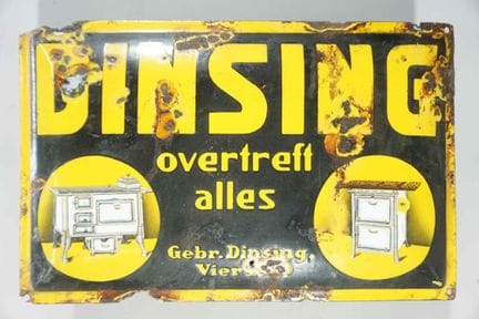 拱形搪瓷牌
品牌：Dinsing
价格：-
搪瓷厂：-
尺寸：高31.5×49.5
