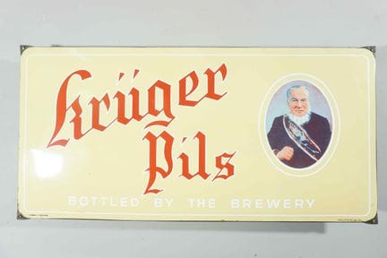 搪瓷牌
品牌：Krüger pils
税号：T.P. BRUXELLES 359-91-1950
搪