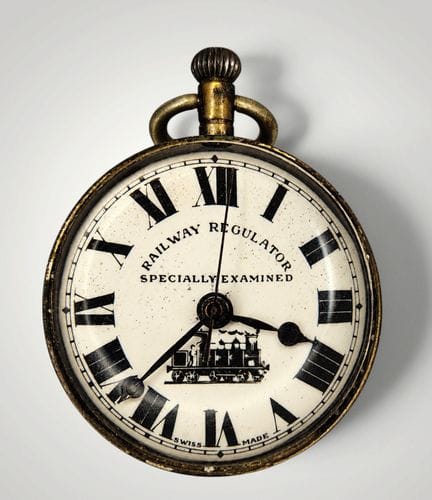 19th-Century Railroad Watch
3.5 cm