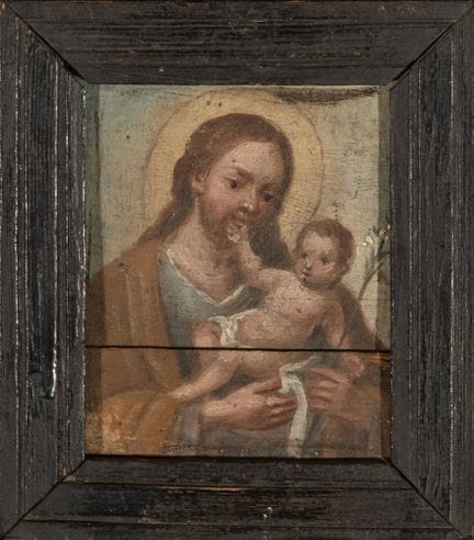 Der heilige Josef mit dem Jesuskind – Spanische Sc