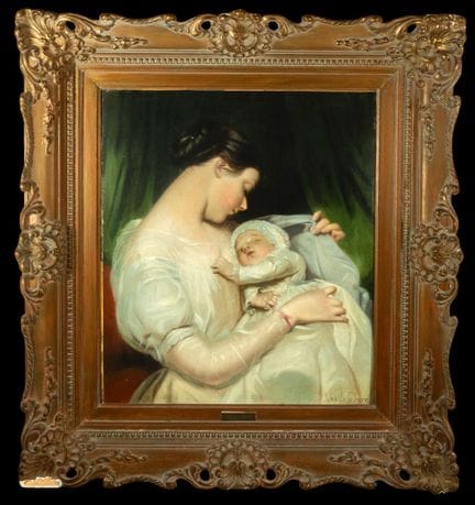 Jules Joseph Lefebvre (1836-1911) - Mutter mit ihr