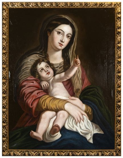 Jungfrau mit Kind – Anhänger von Anton van Dyck – 
