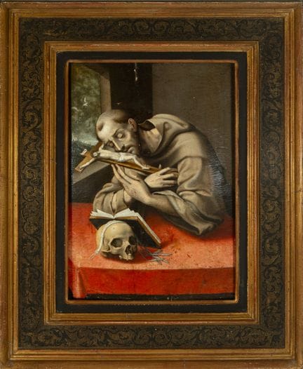 Exquisiter Heiliger Franz von Assisi – Südflämisch