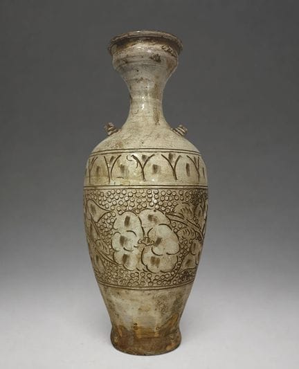 Chinesische „Cizhou“-Vase – China, Yuan-Dynastie, 