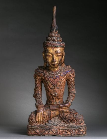 Buddha aus Burma, Königreich Shan, 17. Jahrhundert