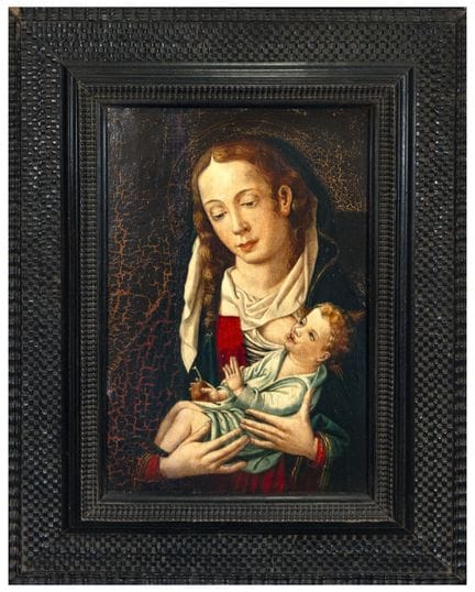 Madonna mit Kind – Flämische Brügger Schule – Ende