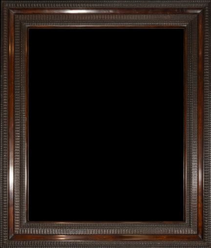 Frame in rosewood, Spanish School, 18th Century
Ca