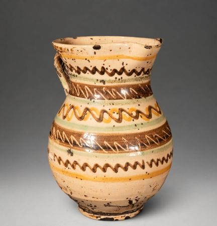 TERUEL CERAMICS - Cruche à décor géométrique en ma