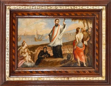 Predigender Jesuitenheiliger, vermutlich der heili