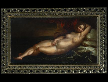 Reclining Nude Lady, Tintoretto's Venetian school 