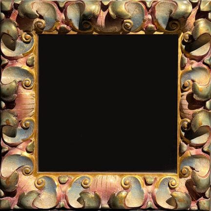 MAGNIFICENT SPANISH BAROQUE FRAME CONVERTED INTO A