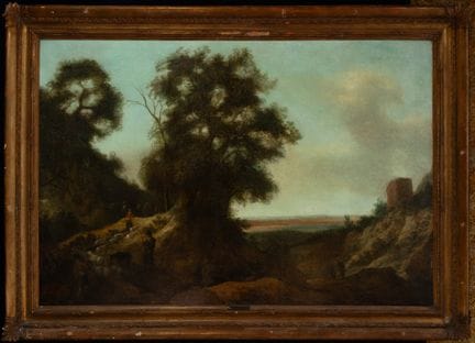 Landschaftsansicht mit Hirten Pieter de Molijn (Lo