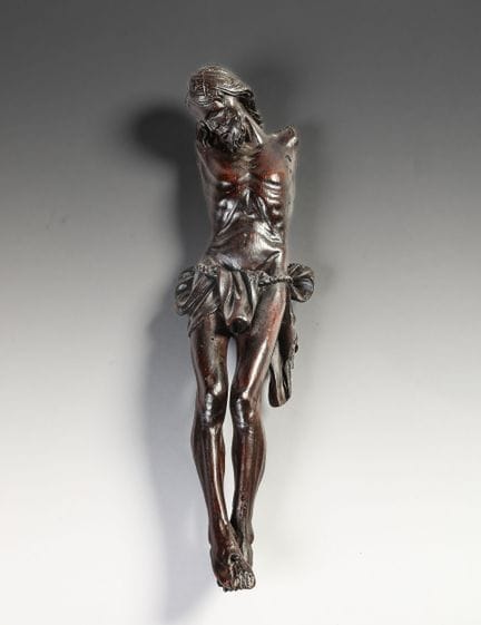 Der gekreuzigte Christus. Holz. Mitteleuropa – 16.