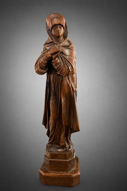 „Die trauernde Magdalena“ aus Holz – nach flämisch