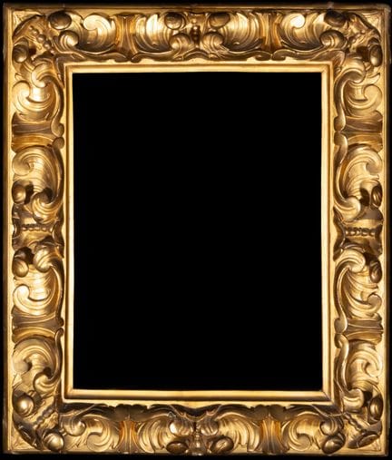 Frame with plant motifs. Spanish School. 18th cent