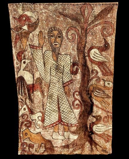 Äthiopische Stammeskunst – Darstellung des biblisc